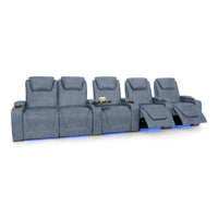 Paladin Italian Leather Heat & Massage Home Theater Seating