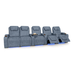 Paladin Italian Leather Heat & Massage Home Theater Seating