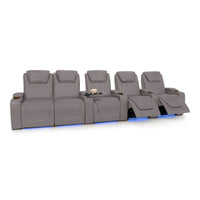 Paladin Italian Leather Heat & Massage Home Theater Seating