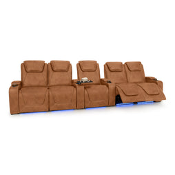 Paladin Italian Leather Heat & Massage Home Theater Seating