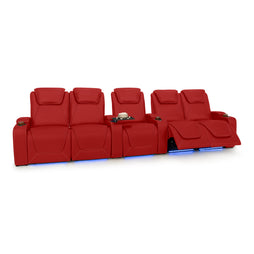 Paladin Italian Leather Heat & Massage Home Theater Seating