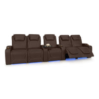 Paladin Italian Leather Heat & Massage Home Theater Seating