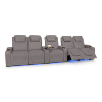 Paladin Italian Leather Heat & Massage Home Theater Seating