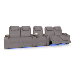 Paladin Italian Leather Heat & Massage Home Theater Seating
