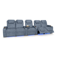 Paladin Italian Leather Heat & Massage Home Theater Seating