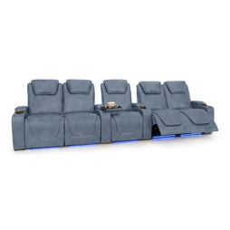 Paladin Italian Leather Heat & Massage Home Theater Seating