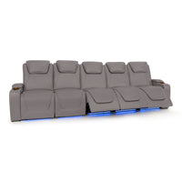 Paladin Italian Leather Heat & Massage Home Theater Seating