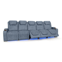 Paladin Italian Leather Heat & Massage Home Theater Seating