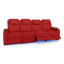 Paladin Italian Leather Heat & Massage Home Theater Seating