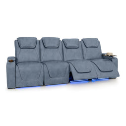 Paladin Italian Leather Heat & Massage Home Theater Seating