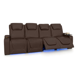 Paladin Italian Leather Heat & Massage Home Theater Seating