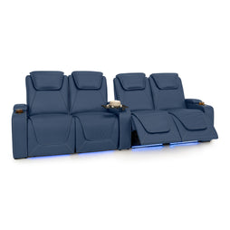 Paladin Italian Leather Heat & Massage Home Theater Seating