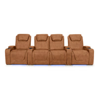 Paladin Italian Leather Heat & Massage Home Theater Seating