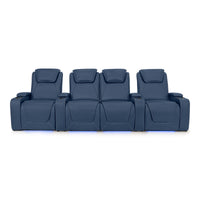 Paladin Italian Leather Heat & Massage Home Theater Seating