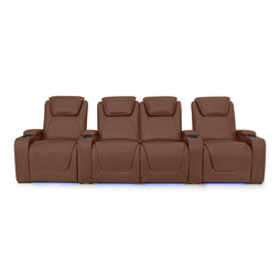 Paladin Italian Leather Heat & Massage Home Theater Seating