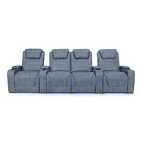 Paladin Italian Leather Heat & Massage Home Theater Seating