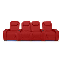 Paladin Italian Leather Heat & Massage Home Theater Seating