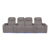 Paladin Italian Leather Heat & Massage Home Theater Seating
