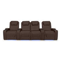 Paladin Italian Leather Heat & Massage Home Theater Seating