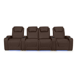 Paladin Italian Leather Heat & Massage Home Theater Seating