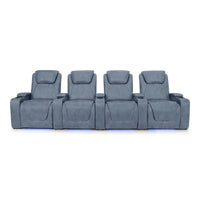 Paladin Italian Leather Heat & Massage Home Theater Seating