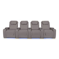 Paladin Italian Leather Heat & Massage Home Theater Seating