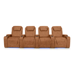 Paladin Italian Leather Heat & Massage Home Theater Seating
