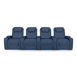 Paladin Italian Leather Heat & Massage Home Theater Seating