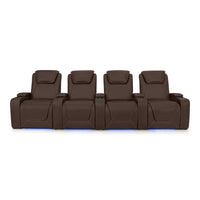 Paladin Italian Leather Heat & Massage Home Theater Seating