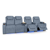 Paladin Italian Leather Heat & Massage Home Theater Seating