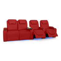 Paladin Italian Leather Heat & Massage Home Theater Seating