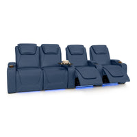 Paladin Italian Leather Heat & Massage Home Theater Seating