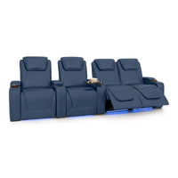 Paladin Italian Leather Heat & Massage Home Theater Seating