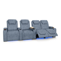 Paladin Italian Leather Heat & Massage Home Theater Seating