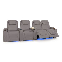 Paladin Italian Leather Heat & Massage Home Theater Seating