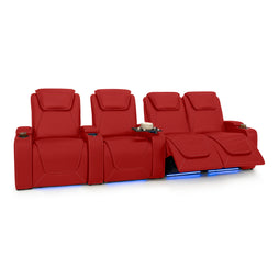 Paladin Italian Leather Heat & Massage Home Theater Seating