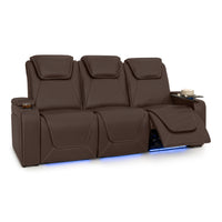 Paladin Italian Leather Heat & Massage Home Theater Seating