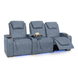 Paladin Italian Leather Heat & Massage Home Theater Seating