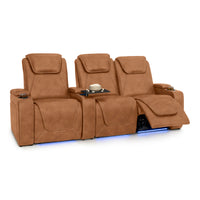 Paladin Italian Leather Heat & Massage Home Theater Seating
