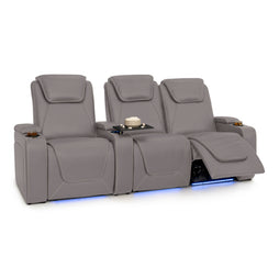 Paladin Italian Leather Heat & Massage Home Theater Seating
