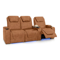 Paladin Italian Leather Heat & Massage Home Theater Seating