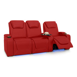 Paladin Italian Leather Heat & Massage Home Theater Seating