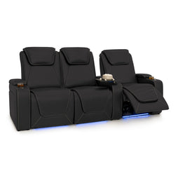 Paladin Italian Leather Heat & Massage Home Theater Seating