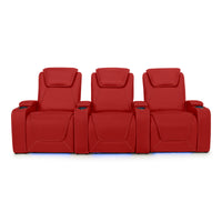 Paladin Italian Leather Heat & Massage Home Theater Seating