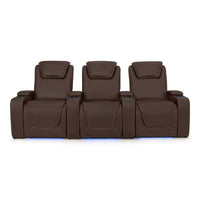 Paladin Italian Leather Heat & Massage Home Theater Seating