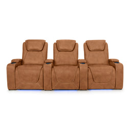 Paladin Italian Leather Heat & Massage Home Theater Seating
