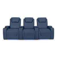 Paladin Italian Leather Heat & Massage Home Theater Seating