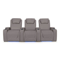 Paladin Italian Leather Heat & Massage Home Theater Seating