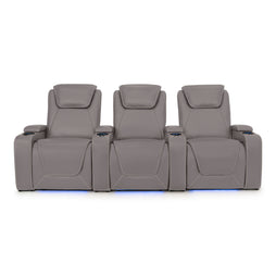 Paladin Italian Leather Heat & Massage Home Theater Seating