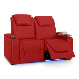 Paladin Italian Leather Heat & Massage Home Theater Seating